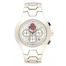 Ohio State Buckeyes NCAA Men's Hall of Fame Watch with Stainless Steel Bracelet by