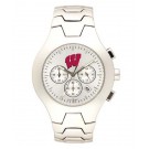 Wisconsin Badgers NCAA Men's Hall of Fame Watch with Stainless Steel Bracelet by