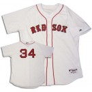 David Ortiz Boston Red Sox #34 Authentic Majestic MLB Baseball Jersey (Home) by