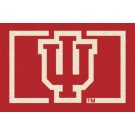 Indiana Hoosiers "IU" 5' x 8' Team Door Mat by