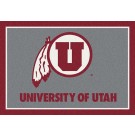 Utah Utes 7' 8" x 10' 9" Team Spirit Area Rug by