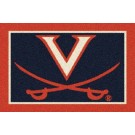 Virginia Cavaliers White 7' 8" x 10' 9" Team Spirit Area Rug by