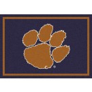 Clemson Tigers "Horizontal" 7' 8" x 10' 9" Team Spirit Area Rug by