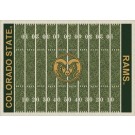 Colorado State Rams 7' 8" x 10' 9" NCAA Home Field Area Rug by