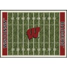 Wisconsin Badgers 7' 8" x 10' 9" NCAA Home Field Area Rug by