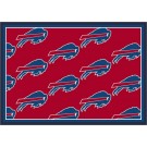 Buffalo Bills 7' 8" x 10' 9" Team Repeat Area Rug (Red) by