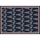 New England Patriots 7' 8" x 10' 9" Team Repeat Area Rug (Navy Blue) by