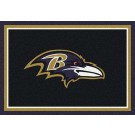 Baltimore Ravens 7' 8" x 10' 9" Team Spirit Area Rug (Black) by