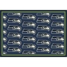 Seattle Seahawks 7' 8" x 10' 9" Team Repeat Area Rug (Blue) by