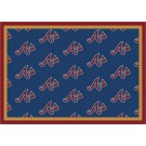 Atlanta Braves 7' 8" x 10' 9" Team Repeat Area Rug by