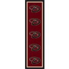 Arizona Diamondbacks 2' 1" x 7' 8" Team Repeat Area Rug Runner by
