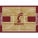 Cincinnati Bearcats 7' 8" x 10' 9" Home Court Area Rug by