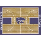 Kansas State Wildcats 7' 8" x 10' 9" Home Court Area Rug by