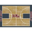 Mississippi (Ole Miss) Rebels 7' 8" x 10' 9" Home Court Area Rug by