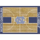 North Carolina Tar Heels 7' 8" x 10' 9" Home Court Area Rug by