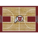 Utah Utes 7' 8" x 10' 9" Home Court Area Rug by