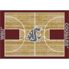Washington State Cougars 7' 8" x 10' 9" Home Court Area Rug by