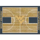 West Virginia Mountaineers 7' 8" x 10' 9" Home Court Area Rug by