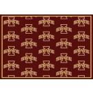 Iowa State Cyclones 7' 8" x 10' 9" Team Repeat Area Rug by