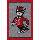 North Carolina State Wolfpack (Vertical) 5' x 8' Team Door Mat by