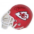 Joe Montana, Kansas City Chiefs Autographed Riddell Authentic Mini Football Helmet by