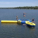 Aqua Jump Eclipse 200 Water Trampoline with Launch and Log by