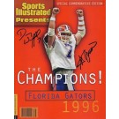 1996 Florida Gators Championship QB Danny Wuerffel and Coach Steve Spurrier Dual... by