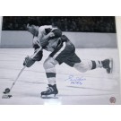 Gordie Howe Autographed Detroit Red Wings 16" x 20" B+W Photograph with "MR... by