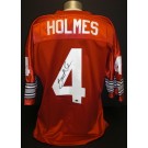 Santonio Holmes Autographed Red Custom Jersey Ohio State Buckeyes and Pittsburgh Steelers... by