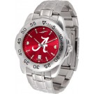 Alabama Crimson Tide Sport Steel Band Ano-Chrome Men's Watch by