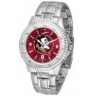 Florida State Seminoles Competitor AnoChrome Men's Watch with Steel Band by
