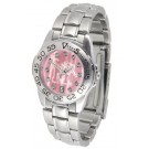 Memphis Tigers Ladies Sport Watch with Steel Band and Mother of Pearl Dial by
