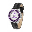 Northwestern Wildcats Competitor Ladies Watch with Leather Band by