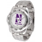 Northwestern Wildcats Sport Steel Band Men's Watch by