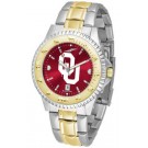 Oklahoma Sooners Competitor AnoChrome Two Tone Watch by