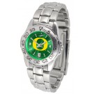 Oregon Ducks Sport AnoChrome Ladies Watch with Steel Band by