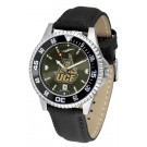 UCF (Central Florida) Knights Competitor AnoChrome Men's Watch with Nylon/Leather Band and... by