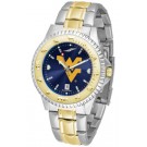 West Virginia Mountaineers Competitor AnoChrome Two Tone Watch by