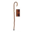 37" Hickory Steam-Bent Gentleman's Cane by