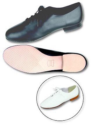 Danshuz Women's White "Jazz Tap" Tap Shoes