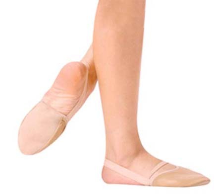 Danshuz Tan Half Ballet Shoes