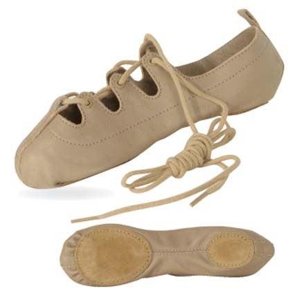 Tan Split-Sole Ghillie Shoe
