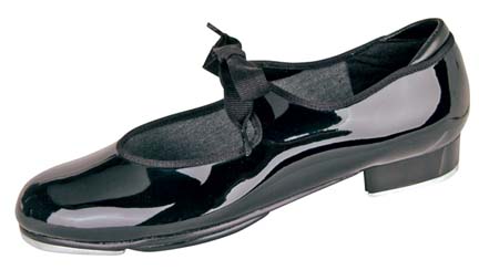 Danshuz Women's Value Comfort Tap Shoes (BLACK PATENT)
