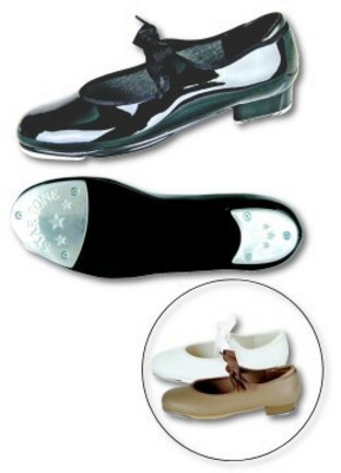 Danshuz Youth White Value Comfort Tap Shoes