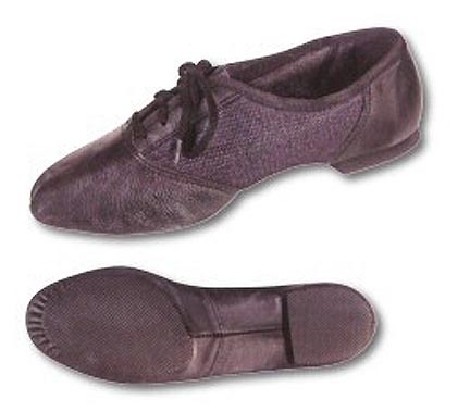 Danshuz Adult Black Combo Split Sole Jazz Shoes