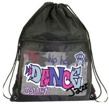 Danshuz Graffiti Drawstring Backpack