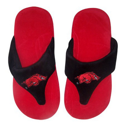 Arkansas Razorbacks Comfy Flop Slippers