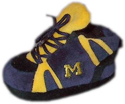 Michigan Wolverines Comfy Feet Baby / Infant Slippers