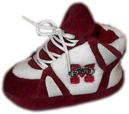 Mississippi State Bulldogs Comfy Feet Baby / Infant Slippers