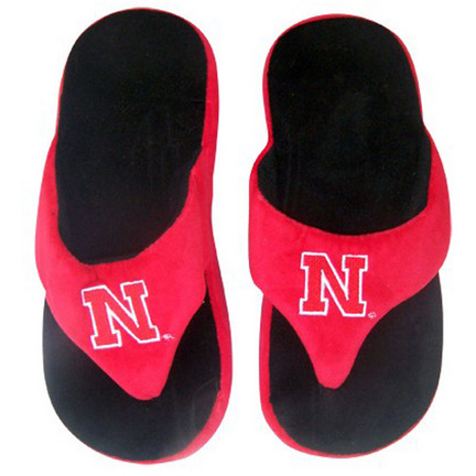 Nebraska Cornhuskers Comfy Flop Slippers